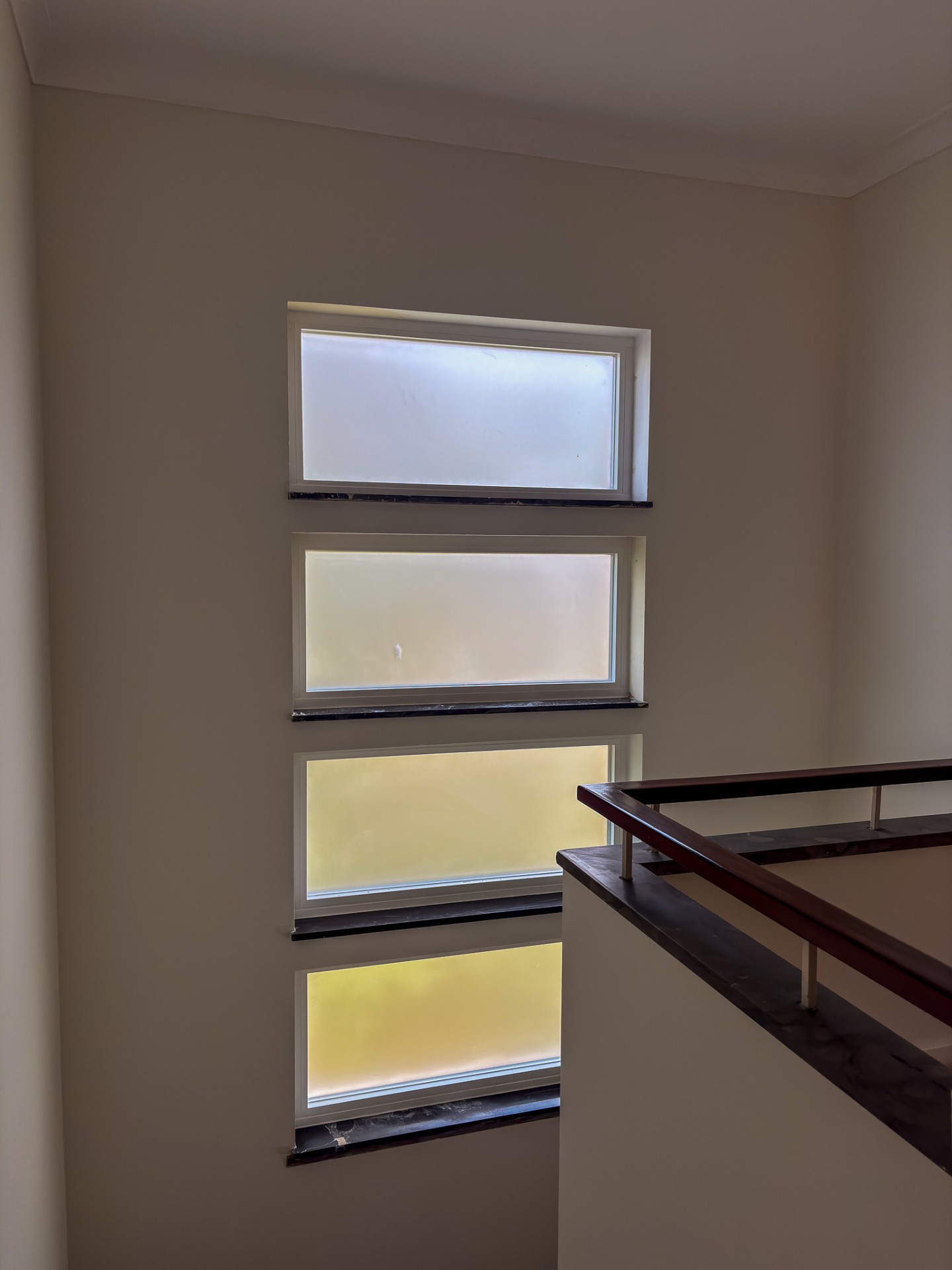 Estrutura exterior metálica instalada em moradia